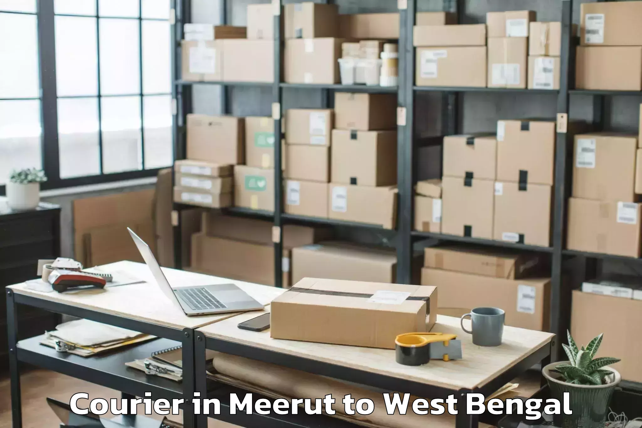 Efficient Meerut to Hanskhali Courier